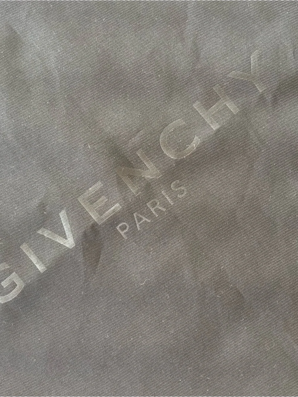 Givenchy Black Embossed Logo Dust Bag